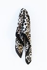 ANIMAL PRINT SCARF - blk tan